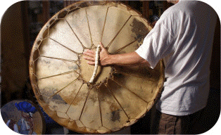 Large 36" Hoop Drum